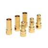 20 Pairs ShareGoo 3.5mm Male & Female Gold Banana Plug Bullet Connector Plug for RC Battery ESC Motor +1 Lipo Battery Strap