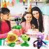 Maikerry 6pcs Plants and Zombies Plush vs Toys Sets PVZ Plush Stuffed Toys Soft Figure Doll Great Birthday Gifts for Boys and Girls