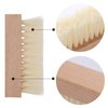 4-Packs Wooden Nail Brush Sturdy, Non-Slip Fingernail Hand Scrub Brush Nail Cleaning Brush for Nails and Toes