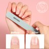 Teenitor Nail File Buffer, Nail Files for Natural Nails and Acrylic Nails, Manicure Buffer Block, Different Grits, Straight
