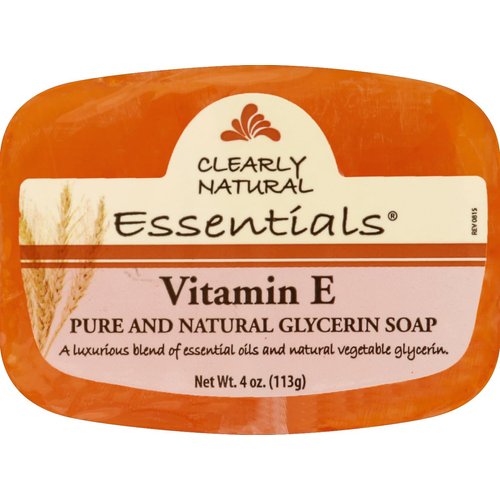 Clearly Natural Glycerine Bar Soap Vitamin E - 4 oz