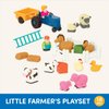 Battat Farm Animal Play Set - 25 Toy Farm Animals, Fences, Farmers, Tractor, Trailer & More for Toddlers 18 Months+ - Farm Playset