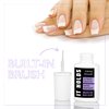 Brush On Nail Glue for Press On Nails, Extra Strong Nail Glue for Acrylic Nails, Waterproof Nail Glue for Fake Nails Long Lasting Nail Glue, Professional Nail Glue for Nail Tips (8ml)