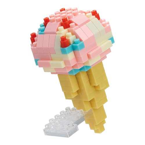 Nanoblock Ice Cream Cone Building Set