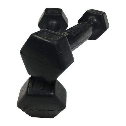 Ivanko Rubber Dumbbells, 1 lb (PAIR)