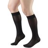 Truform Compression Stockings, 15-20 mmHg, Sheer, Knee High, Black, Medium (Pack of 2)
