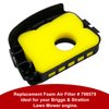 Air Cleaner Replacement Foam Filter 799579 for Briggs Stratton Engine Air Filters Spark Plug compatible with Briggs and Stratton Lawn Mower