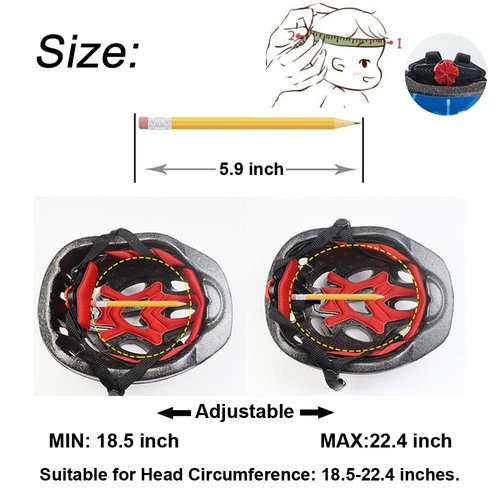 HENXING Kids Helmet Knee Elbow Pads Wrist Guard Sport Protective Gear Adjustable Scooter Skateboard Roller Bike Skate Cycling Safety Set for Boy Girl 4-12 Years(Pink)