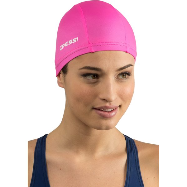 Cressi Super Stretch Swim Cap, pink