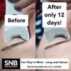Lash Growth Serum & Brow Enhancer (5 ml) Get Longer, Fuller Eyelashes in 12 Days - Natural & Plant Based Peptides for Healthy Brow & Lash Growth - Cruelty Free Lash Serum by Simply Naked Beauty
