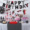 34 Pcs Skateboard Party Decorations Skateboard Birthday Banner Skateboard Birthday Party Supplies Skateboard Table Centerpieces Skateboard Cupcake Topper for Skater Boys and Girls Party Birthday Decor