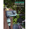RAINPOINT Sprinkler Timer with Brass Swivel, Water Timer for Garden Hose, Programmable Hose Timer with Rain Delay/Manual Watering, Digital Irrigation Timer System for Lawns, 1 Outlet