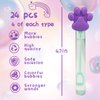 24 Piece Paw Dog Bubble Wand for Kids(6 Style),Cute Bubble Wand Great for Pets Puppy Dog Theme Party Favors,Pinata Suffer,Party Goodie Bags Filler,School Classroom Prizes (Dog Paw)