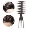Hair Rake Comb, Fish Bone Hair Comb,Portable Men Oil Hair Hairdressing Comb,Wide Tooth Long Handle Hairstyle Comb,Oil Hair Styling Tool,Anti Static (2)