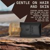 Striking Viking Sandalwood Beard and Mustache Comb Set - Pocket-Sized Wooden Comb with Fine and Coarse Teeth, Case Included - Perfect for Balms and Oils