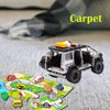 Qcar SUV Car Toys, Diecast Metal Model Retroactive Car Toys with Lights, Toy Trucks for Kids