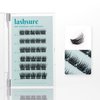 Lashsure Self Adhesive Eyelash Clusters Kit - Natural Black, Reusable False Eyelashes Kit for Women, Easy to Apply, Lightweight & Natural Looking (MF10-6)