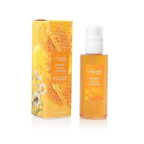 Kuumba Made Honey Facial Cleanser 5.4 fl oz (160ml) | Gentle &amp; Soothing for All Skin Types
