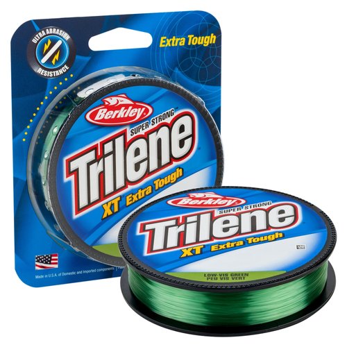 Berkley Trilene® XT®, Low-Vis Green, 12lb | 5.4kg, 300yd | 274m Monofilament Fishing Line, Suitable for Saltwater and Freshwater Environments