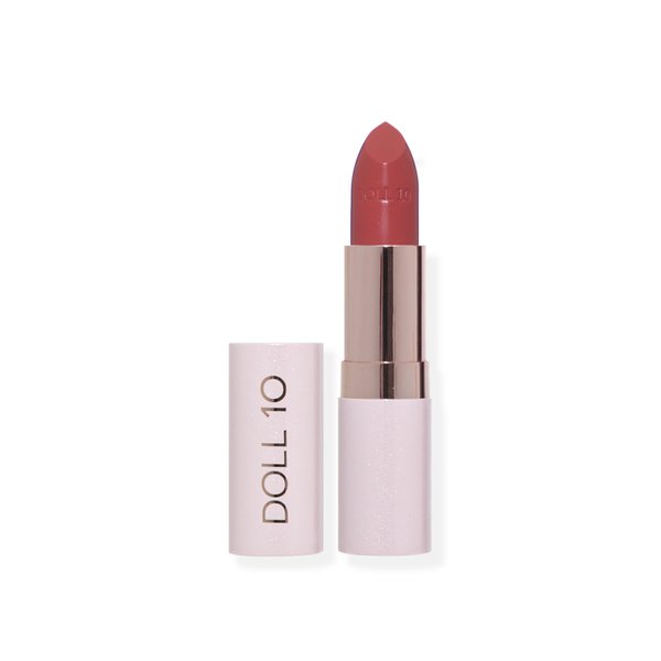 Doll 10 Lip Smoothie Lipstick – Nourishing Lightweight Handmade SuperfoodTinted Lip Color Makeup (Dreamsicle)