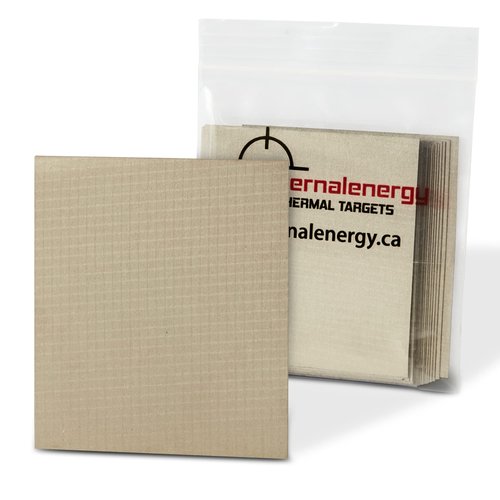 Internal Energy Zeroing Thermal Targets - 30 Pack - Passive Range Targets for Shooting Rifle - No Tilting or Power Required - Extra-Bright Thermal Squares for Outdoor Range