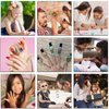 Urchabri Nail Polish set,Quick-drying Fingernail Nail Polish Kit Easy Peel-off Nail Polish Nail polish & Decoration products Nail polish sets for women