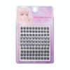 Ninetynine Dreams 100PCs Easy-Three-Steps Individual Lash Clusters Soft & Lightweight Volume Reusable Eyelash Extensions (11-13mm)