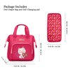 HappyVk- Baby Doll Diaper Bag with Doll Changing Pad- Handbag for Girls- Cat Luminous Embroidery