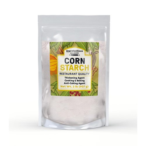 Unpretentious Corn Starch, 2 lb, Thickening Agent, For Bulk Baking & Cleaning Use