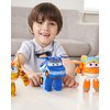 Super Wings - 5" Transforming Leo Airplane Toys Action Figure | Airplane to Robot | Season 5 New Character | Fun Toy Plane for 3 4 5 Years Old Boys and Girls | Preschool Birthday Gift for Kids , Blue