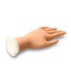Vktech® Nail Art Soft Practice Hand Flexible Silicone Prosthetic Hand Manicure Tool
