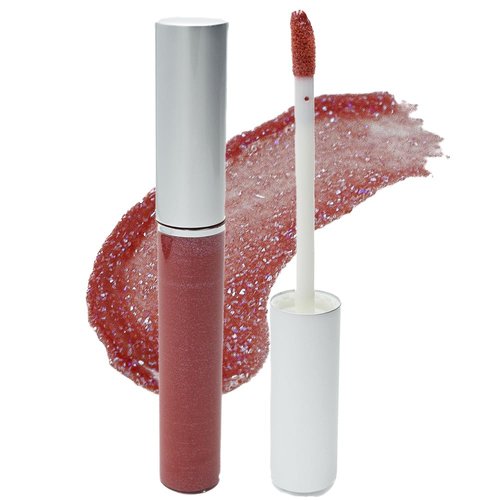 Pure Ziva Watermelon Pink Red Jojoba Base Liquid Lip Gloss Talc & Paraben Free, No Animal Testing & Cruelty Free Lipstick Gloss