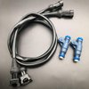 SET OF 2 Fuel Injector with Pigtail Harness Compatible with Polaris Ranger RZR Sportsman 700 800