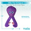 Caitec Presents Nala Cat Ollie The Octopus - Catnip Toy - Interactive Cat Toy - Chew Toy - Pillow Toy, 2 Pack