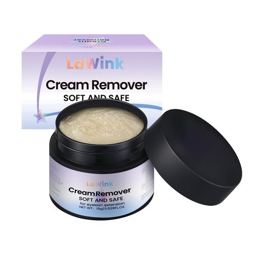 Eyelash Extension Remover,Cream Lash Remover for Lash Extensions Lash Clusters Cream Lash Glue Remover Effectively,Low Irritation for Sensitive Skin for Professional or Salon Use LaWink