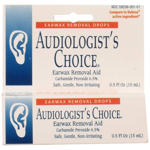 Audiologist's Choice Earwax Removal Drops 1/2oz. Bottle