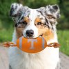 Pets First NCAA Tennessee Volunteers Football Dog Toy, Tough Quality Nylon Materials, Strong Pull Ropes, Inner Squeaker, Collegiate Team Color