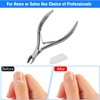 Cuticle Trimmer Cuticle Nippers,Professional Stainless Steel Cuticle Cutter Cuticle Remover,Pedicure Manicure Tools for Fingernails and Toenails