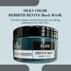 SILKY Technobasic Black Revive Mask - Color Depositing Hair Mask - Semi-Permanent Hair Color Mask with Hydrating & Restoring Dry Hair - 250ml/8.45oz