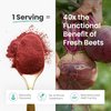 humanN SuperBeets Beet Root Powder - Nitric Oxide Supplement for Heart Health, Circulation & Blood Pressure Support - Non-GMO Superfood, Beetroot Powder Black Cherry, 30 Servings