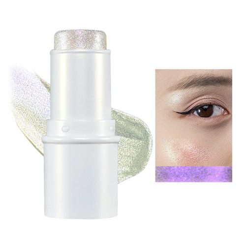 JUR MORNIER Multichrome Eyeshadow Stick,8 Colors Contour Highlighter Stick Makeup Collection,3 In 1 Eye Blush Ande Lip Highlighter Makeup For Face And Body #02