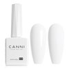 CANNI White Gel Nail Polish, 1Pcs White Gel Polish Pure White Color Nail Polish Gel High Gloss Soak Off U V Gel Nail French Nail Manicure Salon DIY