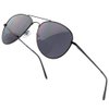VITENZI Bifocal Sunglasses for Men and Women Aviator Reading Sun Tinted Glasses with Readers - Milan in Black 2.25