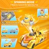 Super Wings Race Car Toys, 5 in Golden Boy Spinning Tops and Race Car Toys for Kids, 2-in-1 Mode Vehicle Toys Cars for 3 4 5 6 7 8 Year Old Boys