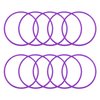ONLYKXY 10pcs Silicone Hair Rubber Bands 5.5cm No-slip Soft Elastic Band Hair Ties Rubber Ring for Women Girls Braids Ponytails Sports Wet Hair Work Outs Hair Accessories (Purple)