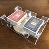 Yuanhe 2 Deck Rotating-Revolving Playing Card Tray, Card Holder