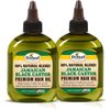 Difeel Premium Natural Jamaican Black Castor Hair Oil 7.1 oz (PACK OF 2) - Jamaican Black Castor Oil for Hair Growth