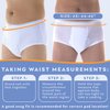 3-Pack Men's Maximum Absorbency Washable Reusable Bladder Control Briefs White 2X (Waist 44-45)