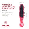 Kent ARTH1 Baby Hair Brush, Hair Brush for Kids, Small Brushes for Hair and Travel Brush Hair Detangler with Non-Scratch Nylon Bristles for Gentle Detangling Arthedz (Dainty Ballerinas Pattern)