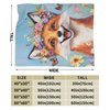Fox Blanket Soft Cozy Cute Fox Plush Throw Blanket Warm Wildlife Animal Flannel Fleece Bedding Stuff Decor Blanket Gifts for Lover Teens Kids Girls Boys Women Adults Bed Travel 40"x50"